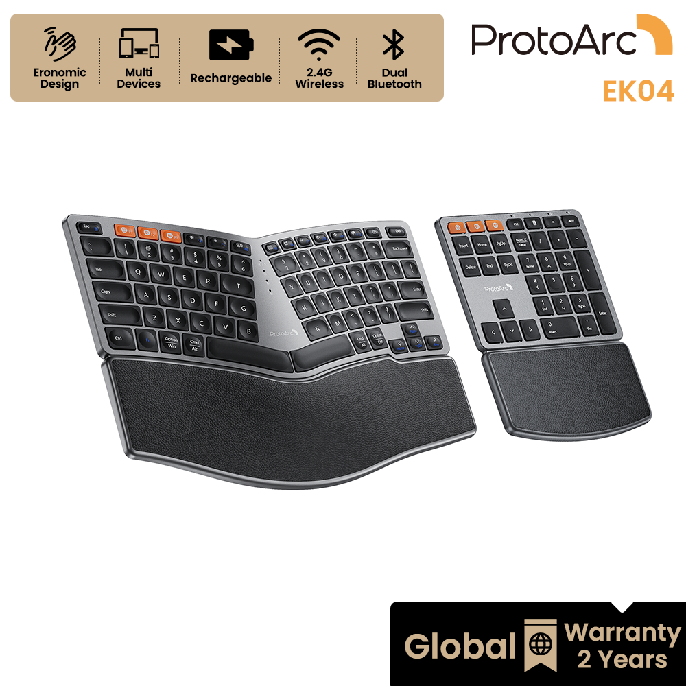 EK04 Keyboard Ergonomis Terpisah