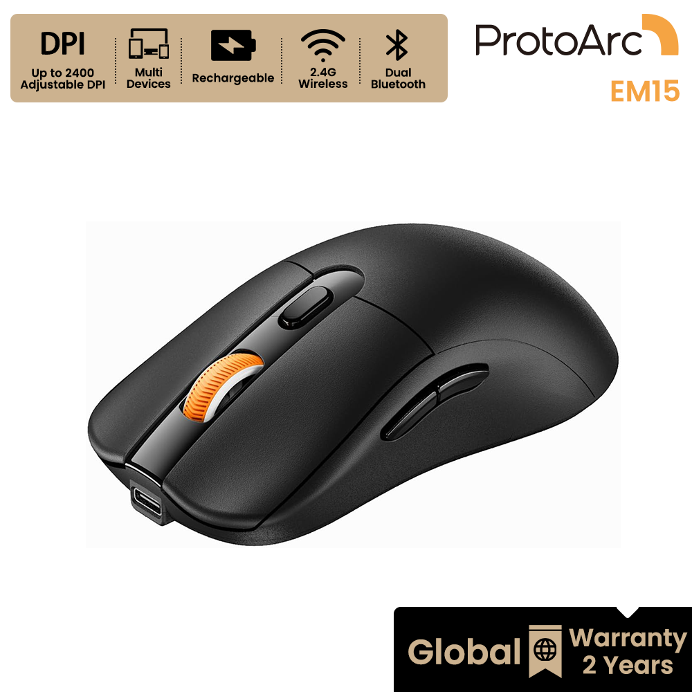 EM15 Mouse Nirkabel Portabel Ringkas
