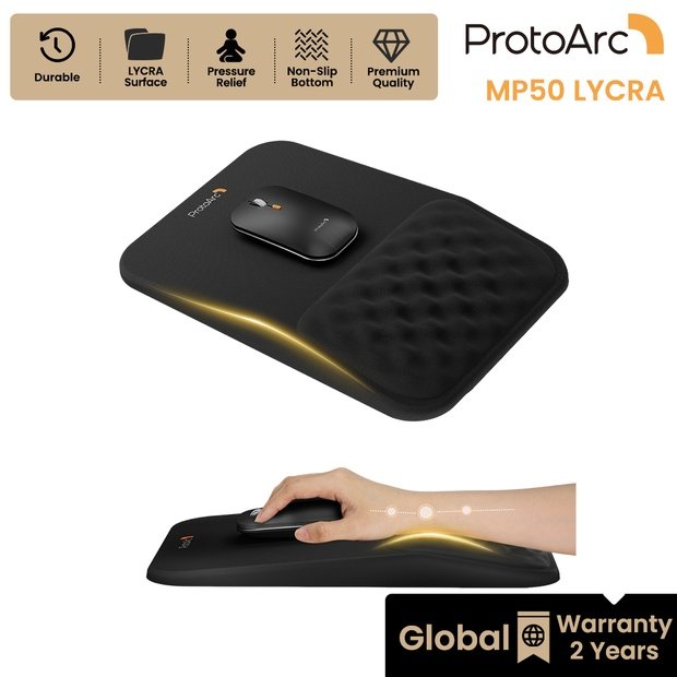 MP50 Mouse Pad Ergonomis dengan Sandaran Pergelangan