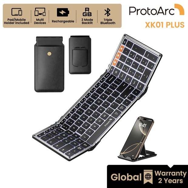 XK01 Plus Keyboard Lipat dengan Lampu Latar