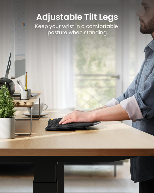EKM01 Plus Kombinasi Keyboard dan Mouse Ergonomis Black detail 6