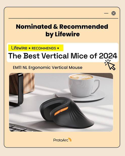 EM11 NL Mouse Vertikal Ergonomis Black detail 3