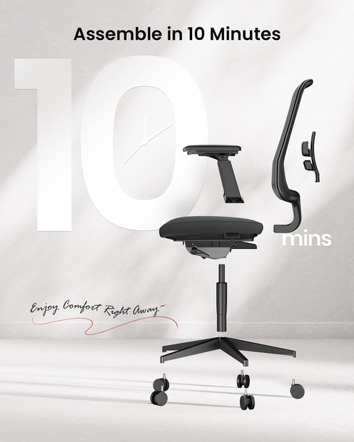 Flexer SE Pro Kursi Kantor Black detail 8