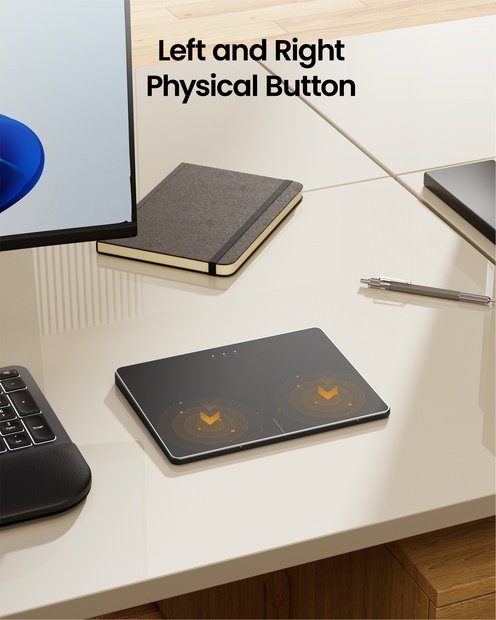 T1 Plus Trackpad Nirkabel untuk Windows Black detail 5