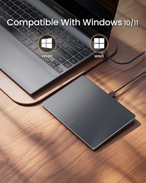 T1 Trackpad Berkabel untuk Windows Black detail 2