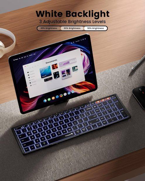 XK01 Plus Keyboard Lipat dengan Lampu Latar Black detail 7