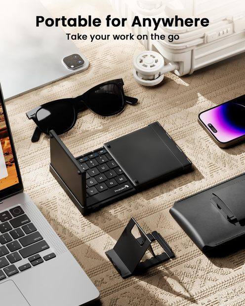 XK01 TP Keyboard Lipat dengan Touchpad Black detail 7