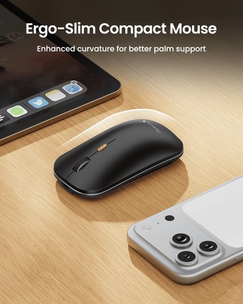 XKM01 Pro Kombinasi Keyboard dan Mouse Lipat Black detail 3